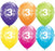 11" Qualatex 3rd Birthday Tropical Assorted Colour Latex Balloon - Everything Party