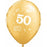 11" Qualatex 50th Birthday Assorted Colour Latex Balloon - Everything Party
