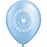 11" Qualatex For Your Christening Cross Blue Latex Balloon - Everything Party