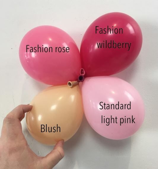 11" Qualatex Plain Latex Balloon - Fashion Blush - Everything Party