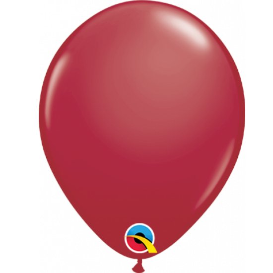 11" Qualatex Plain Latex Balloon - Fashion Maroon - Everything Party