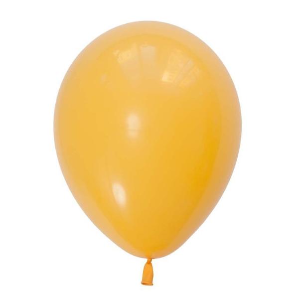 11" Qualatex Plain Latex Balloon - Round Fashion Goldenrod - Everything Party