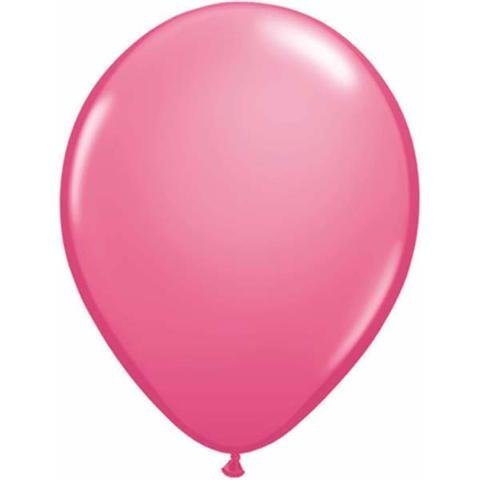 11" Qualatex Plain Latex Balloon - Round Fashion Rose - Everything Party