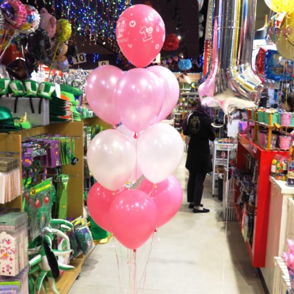 11" Qualatex Plain Latex Balloon - Round Fashion Rose - Everything Party