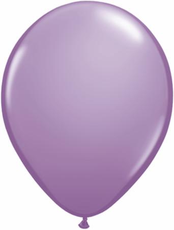11" Qualatex Plain Latex Balloon - Round Pearl Spring Lilac - Everything Party