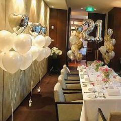 11" Qualatex Plain Latex Balloon - Round Pearl White - Everything Party