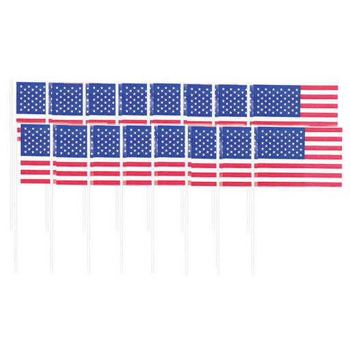 120pk Patriotic American Flag Picks - Everything Party
