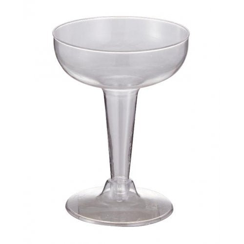 12pk Clear Plastic Cocktail Glasses 100ml - Everything Party