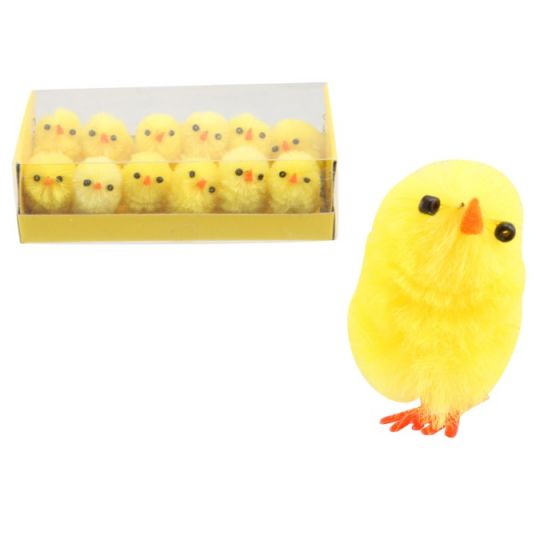 12pk Mini Easter Craft Plush Chicks - Everything Party