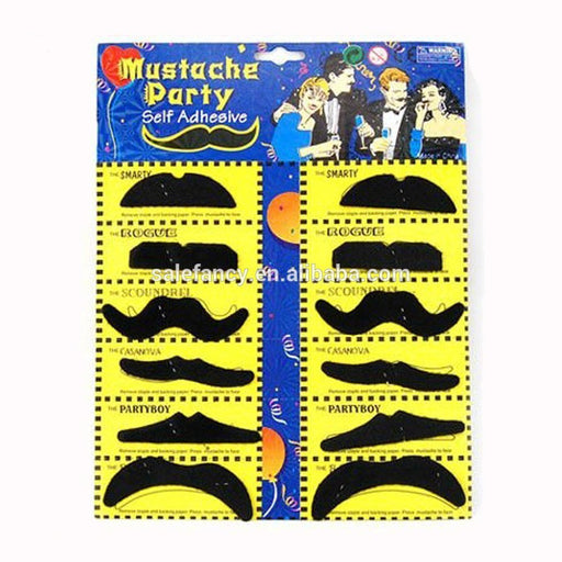 12pk Party Moustache set - Everything Party