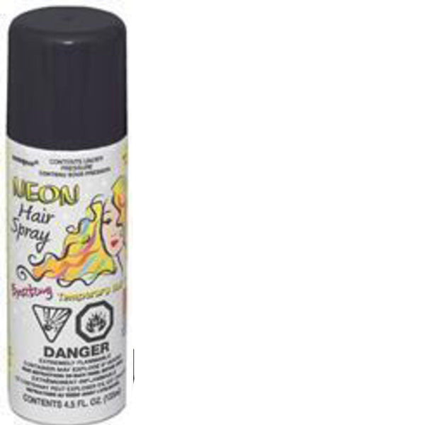 133ml Black Washable Hair Spray - Everything Party