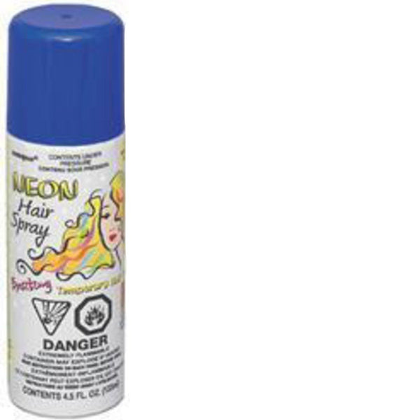 133ml Neon Blue Washable Hair Spray - Everything Party
