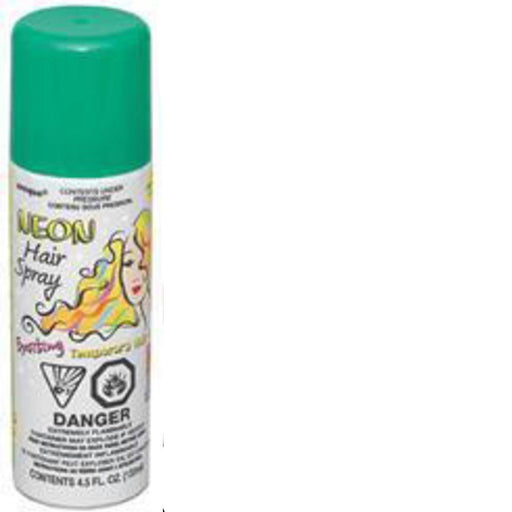 133ml Neon Green Washable Hair Spray - Everything Party