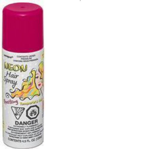 133ml Neon Pink Washable Hair Spray - Everything Party