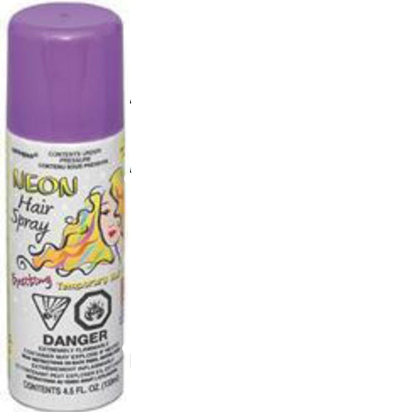 133ml Neon Purple Washable Hair Spray - Everything Party