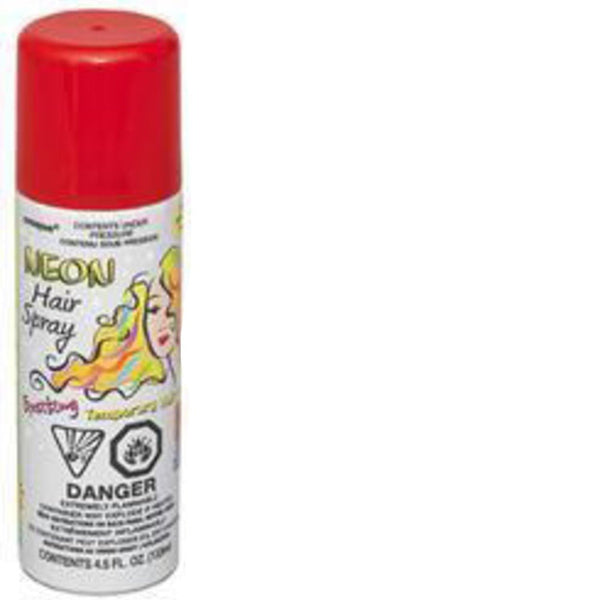 133ml Neon Red Washable Hair Spray - Everything Party