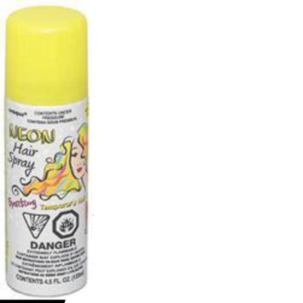 133ml Neon Yellow Washable Hair Spray - Everything Party