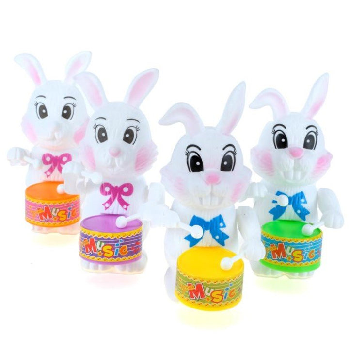 13cm Wind Up Toy Drumming Rabbit - Everything Party