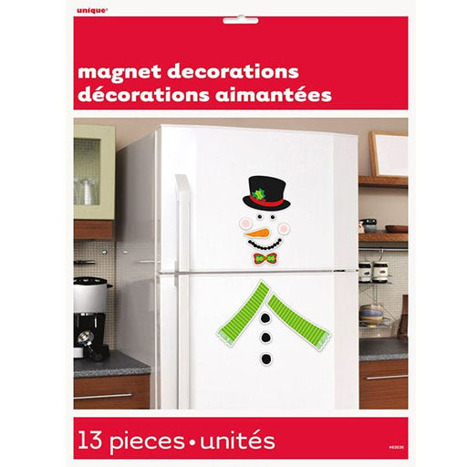 13pcs Christmas Fridge Magnet Snowman - Everything Party