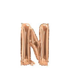 14" Alphabet Foil Balloon - Letter N (5 colours) - Everything Party