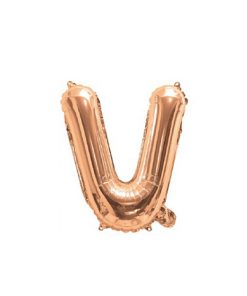 14" Alphabet Foil Balloon - Letter V (5 colours) - Everything Party
