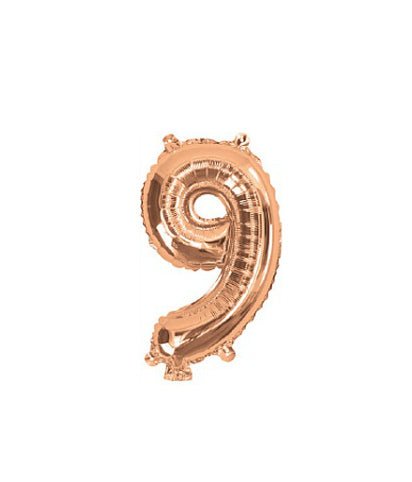 14" Number Foil Balloon - Number 9 (5 colours) - Everything Party