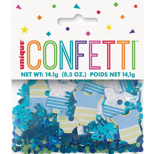 14g Blue Dots Baby Shower Baby Boy Confetti Table Scatters - Everything Party