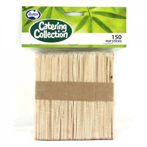 150pk Wooden Coffee Stirs / Pop Sticks - Everything Party