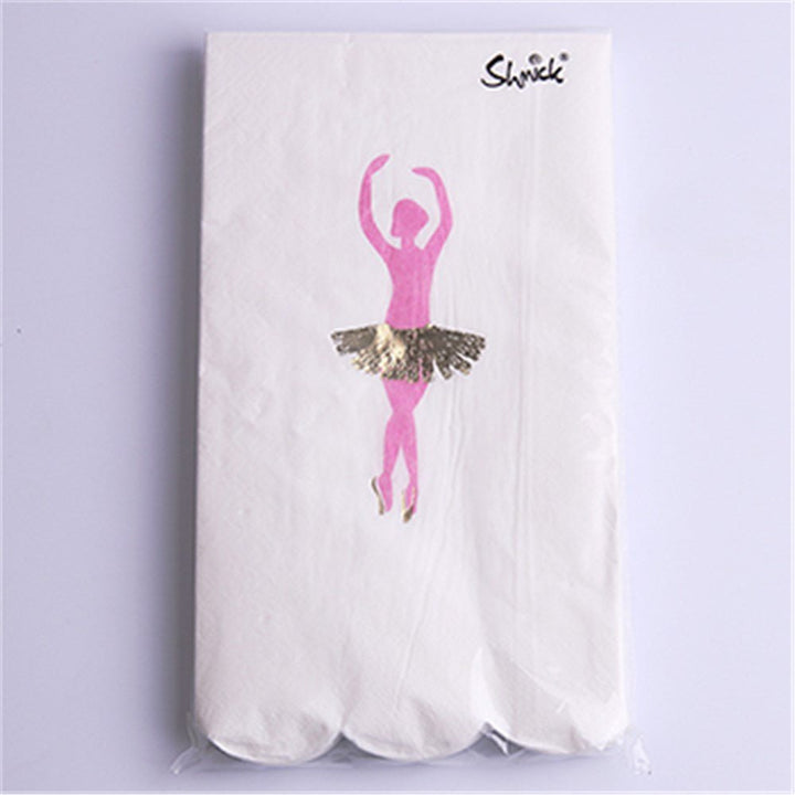15pk Ballerina Party Paper Napkins - Everything Party