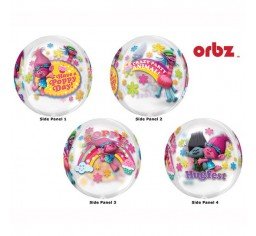 16" Trolls Poppy Orbz Clear Balloon - Everything Party