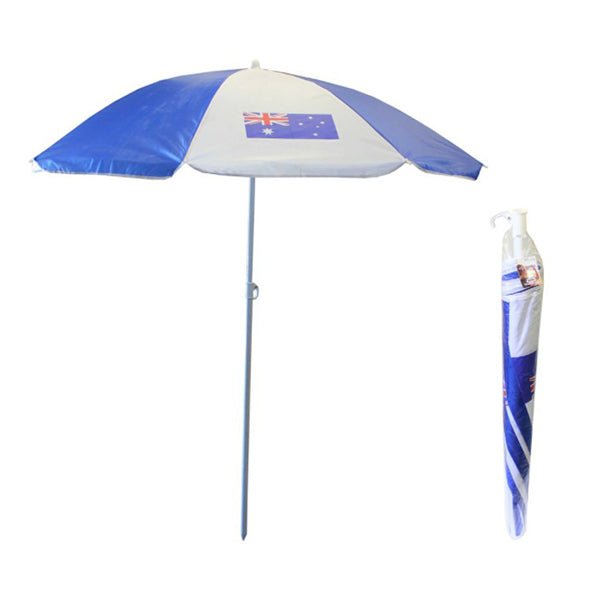 160cm Aussie Beach Umbrella with Australian Flag - Everything Party