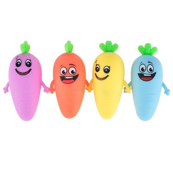 16cm Squeeze & Stretch Carrot - Everything Party