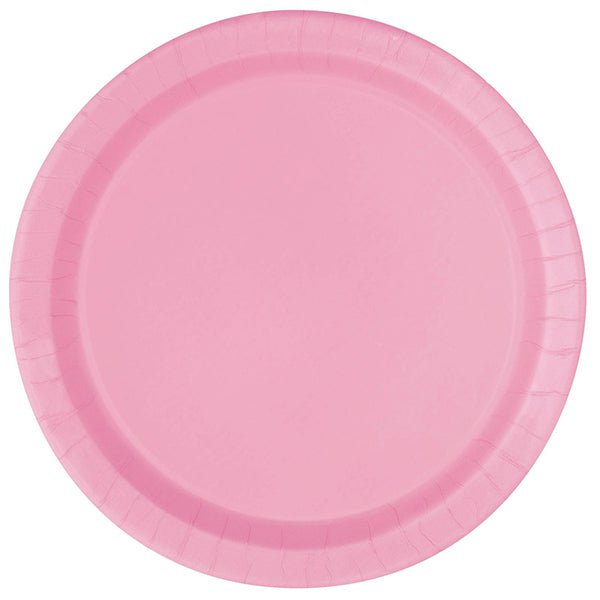 16pk Lovely Pink Paper Plates - 23cm - Everything Party