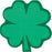 16pk St Patrick's Day Charming Shamrock Shape Green Napkins - Everything Party