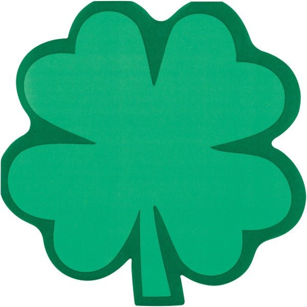 16pk St Patrick's Day Charming Shamrock Shape Green Napkins - Everything Party
