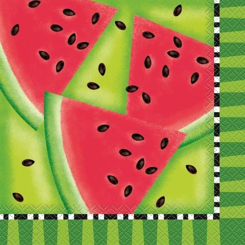 16pk Watermelon Napkins - Everything Party