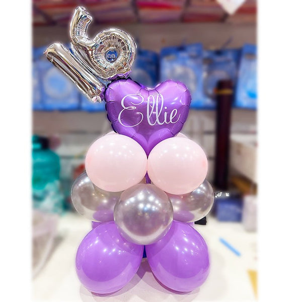 16th Birthday Table Balloon Arrangement - Everything Party
