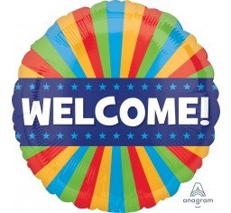 17" Anagram Welcome Blitz Foil Balloon - Everything Party