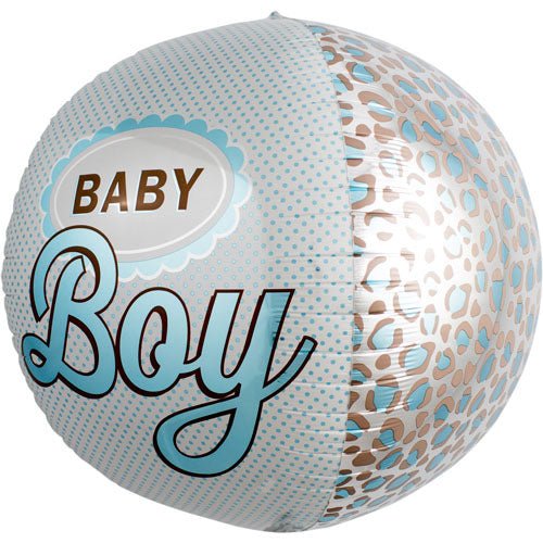 17" Baby Boy Round Foil Balloon - Everything Party