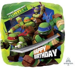 17" Licensed Ninja Turtles Birthday Foil Balloon - Everything Party