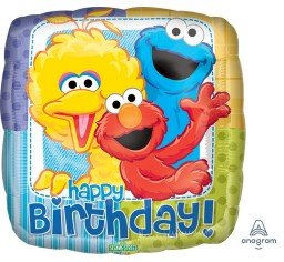 17" Licensed Sesame Street Elmo Birthday Foil Balloon - Everything Party