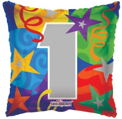 18" 1st Birthday Pillow Shape Foil Balloon - Everything Party