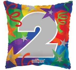 18" 2nd Birthday Pillow Shape Foil Balloon - Everything Party