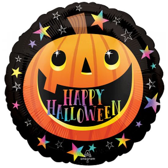 18" Anagram Smiley Pumpkin Foil Balloon - Everything Party