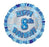 18" Happy 8th Birthday Foil Balloon - Blue - Everything Party