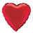 18" Heart Shape Foil Balloon - Red - Everything Party