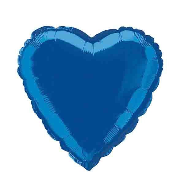 18" Heart Shape Foil Balloon - Royal Blue - Everything Party