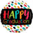 18" Qualatex Happy Graduation Foil Balloon - Everything Party