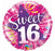 18" Qualatex Sweet 16 Birthday Foil Balloon - Everything Party
