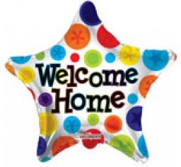 18" Welcome Home Star Shape Foil Balloon - Everything Party
